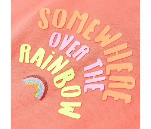 Bērnu T-Krekls, Koraļļu Krāsā, 92