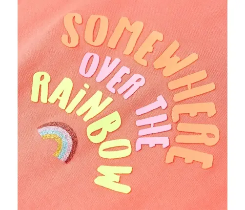 Bērnu T-Krekls, Koraļļu Krāsā, 104