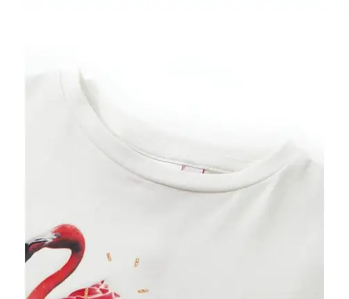 Vaikiški Marškinėliai, Ekru Spalvos, 116 Dydžio