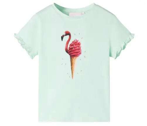 Bērnu T-Krekls, Gaiša Piparmētru, 104