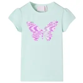 Vaikiški Marškinėliai Trumpomis Rankovėmis, Mėtiniai, 116 Dydžio