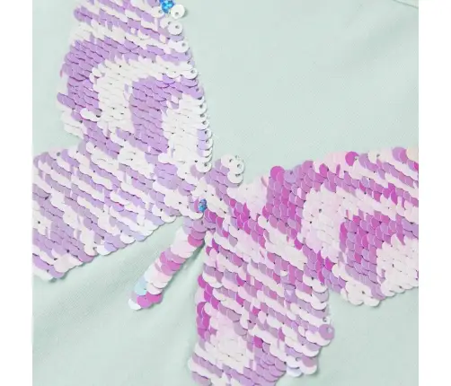 Vaikiški Marškinėliai Trumpomis Rankovėmis, Mėtiniai, 116 Dydžio