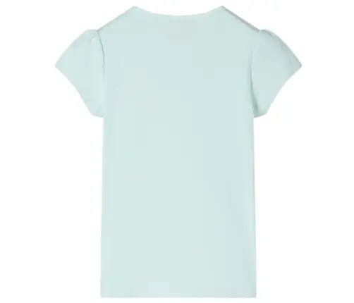 Lühikeste Varrukatega Laste Särk, Hele Mündiroheline, 128