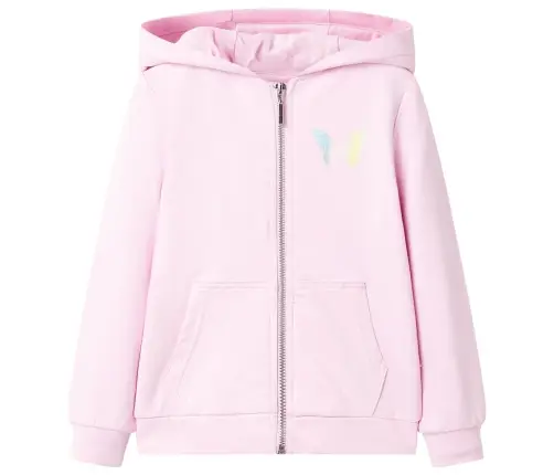 Bērnu Jaka Ar Kapuci, Gaiši Rozā, 116