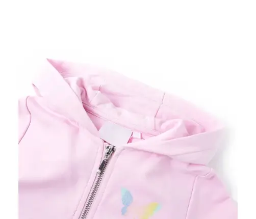 Bērnu Jaka Ar Kapuci, Gaiši Rozā, 116
