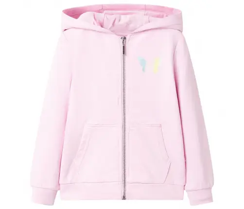 Bērnu Jaka Ar Kapuci, Gaiši Rozā, 128