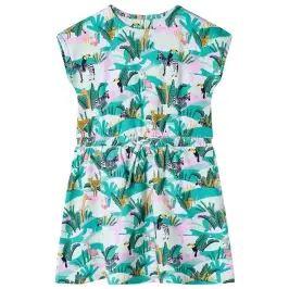 Vaikiška Suknelė, Šviesiai Mėtinės Spalvos, 92 Dydžio