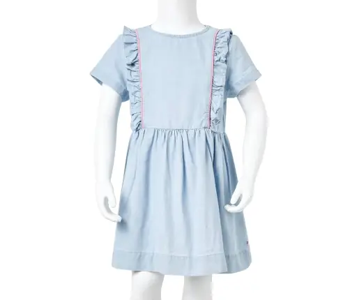 Laste Volangidega Kleit, Helesinine, 116