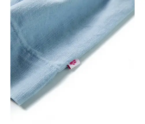 Bērnu Kleita Ar Volāniem, Gaiši Zila, 140