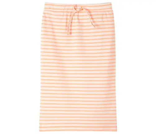 Bērnu Svārki Ar Svītrām, Fluorescējoši Oranži, 116