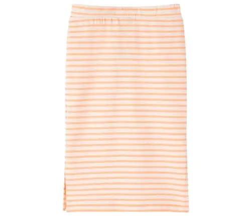 Bērnu Svārki Ar Svītrām, Fluorescējoši Oranži, 116