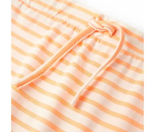 Bērnu Svārki Ar Svītrām, Fluorescējoši Oranži, 116