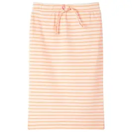 Bērnu Svārki Ar Svītrām, Fluorescējoši Oranži, 140