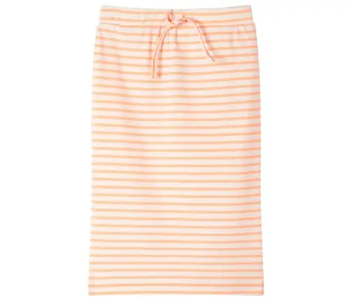 Bērnu Svārki Ar Svītrām, Fluorescējoši Oranži, 140