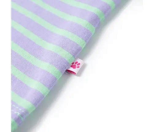 Vaikiški Marškinėliai, Ryškiai Mėtinės Spalvos, Dryžuoti, 116 Dydžio