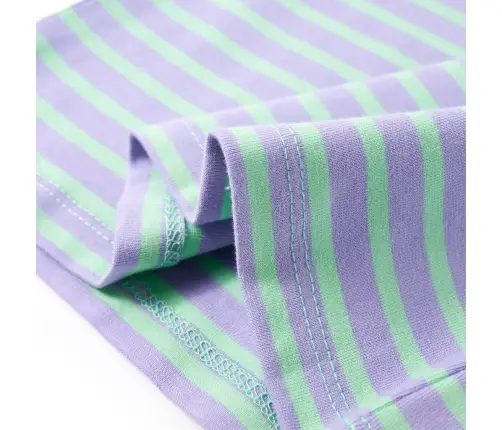 Vaikiški Marškinėliai, Ryškiai Mėtinės Spalvos, Dryžuoti, 116 Dydžio