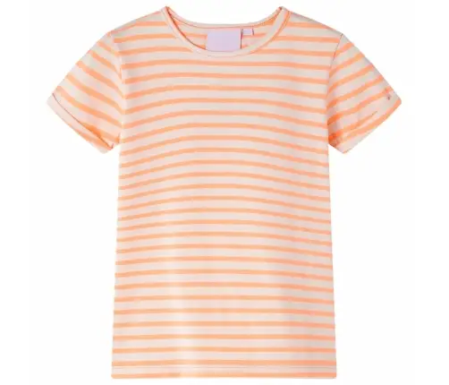 Bērnu T-Krekls, Neona Oranžs, 92