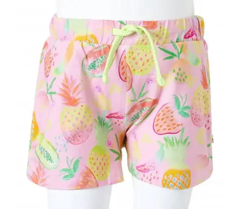 Laste Lühikesed Püksid Pingutusnööriga, Pehme Roosa, 92