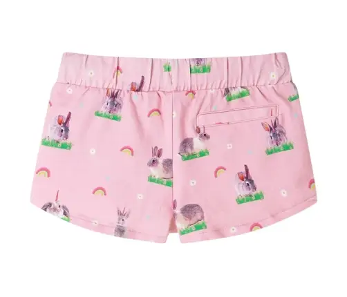 Vaikiški Šortai Su Sutraukiama Juostele, Šviesiai Rožiniai, 128 Dydžio