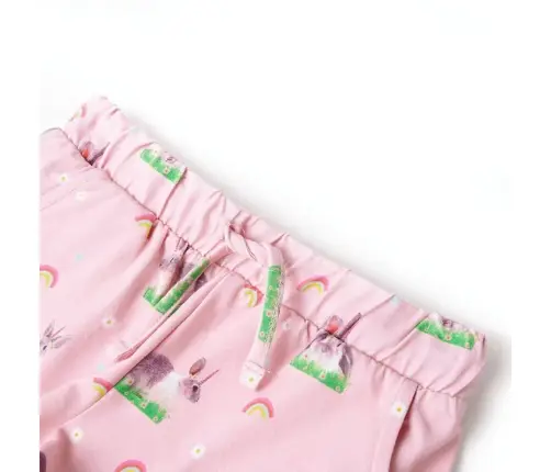 Vaikiški Šortai Su Sutraukiama Juostele, Šviesiai Rožiniai, 128 Dydžio