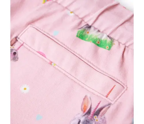 Vaikiški Šortai Su Sutraukiama Juostele, Šviesiai Rožiniai, 128 Dydžio