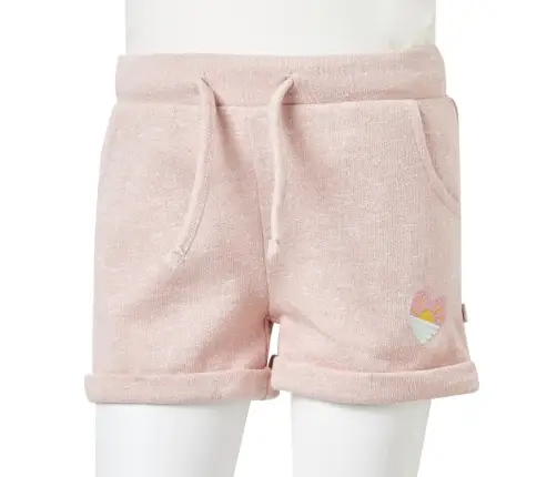 Bērnu Šorti Ar Aukliņu, Jaukti Gaiši Rozā, 92