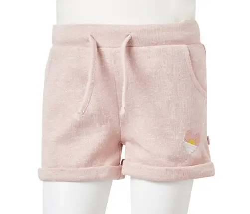 Bērnu Šorti Ar Aukliņu, Jaukti Gaiši Rozā, 116