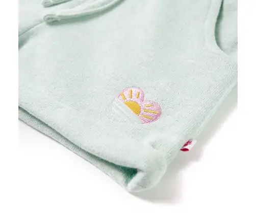 Bērnu Šorti Ar Aukliņu, Jaukti Gaiša Piparmētru, 104