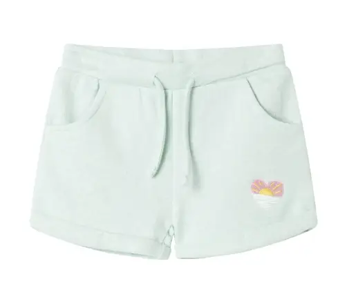 Vaikiški Šortai Su Sutraukiama Juostele, Mėtinės Mišinys, 128 Dydžio