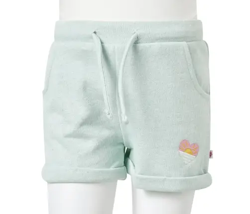 Bērnu Šorti Ar Aukliņu, Jaukti Gaiša Piparmētru, 140