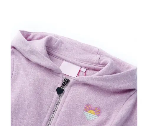 Bērnu Jaka Ar Kapuci Un Rāvējslēdzēju, Violeta, 92