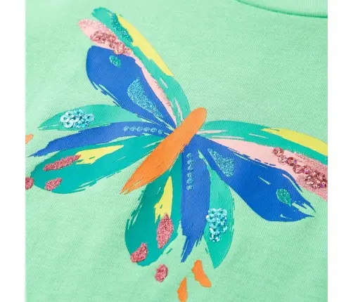 Bērnu T-Krekls, Koši Zaļš, 92