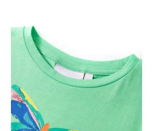 Bērnu T-Krekls, Koši Zaļš, 104