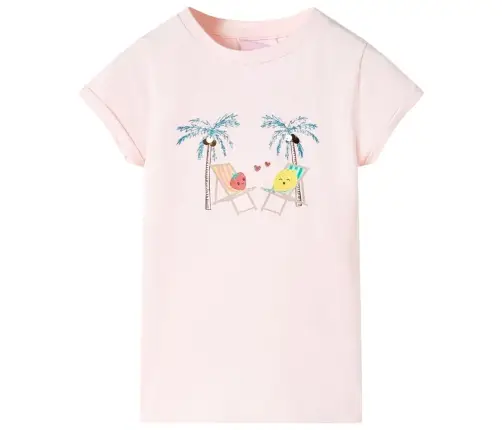 Laste T-Särk, Pehme Roosa, 140