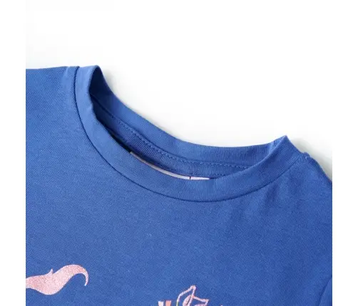 Bērnu T-Krekls, Koši Zils, 116