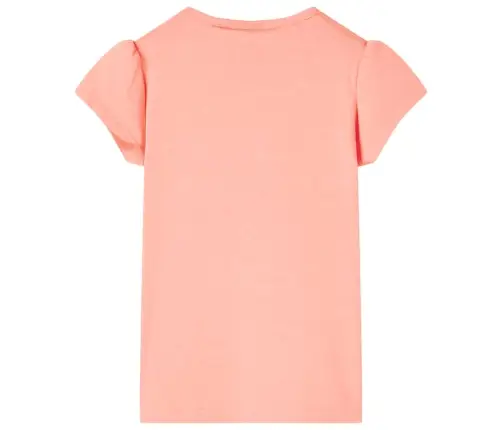 Vaikiški Marškinėliai, Neoninės Koralinės Spalvos, 104 Dydžio
