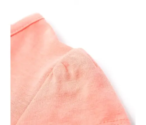 Vaikiški Marškinėliai, Neoninės Koralinės Spalvos, 104 Dydžio