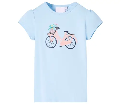 Bērnu T-Krekls, Gaiši Zils, 116