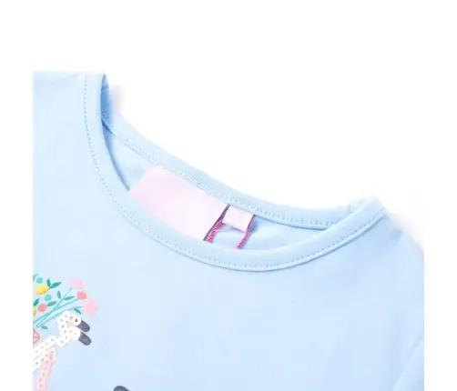 Bērnu T-Krekls, Gaiši Zils, 116