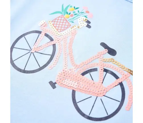 Bērnu T-Krekls, Gaiši Zils, 116