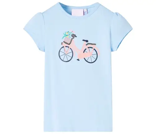 Bērnu T-Krekls, Gaiši Zils, 140