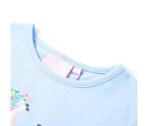Bērnu T-Krekls, Gaiši Zils, 140