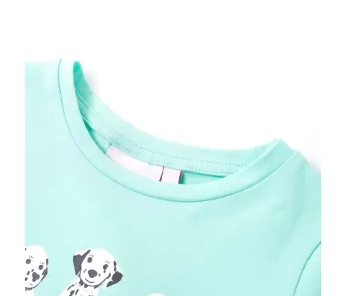 Bērnu T-Krekls, Gaiša Piparmētru, 116