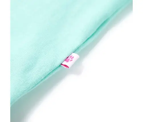 Bērnu T-Krekls, Gaiša Piparmētru, 140