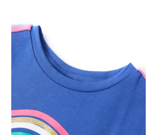 Bērnu T-Krekls, Koši Zils, 128