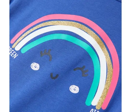 Laste T-Särk, Koobaltsinine, 140