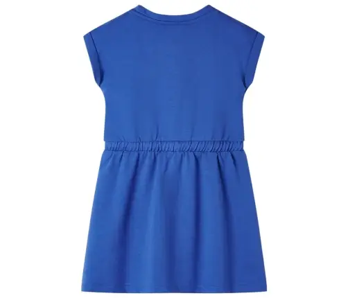 Bērnu Kleita Ar Aukliņu, Koši Zila, 140