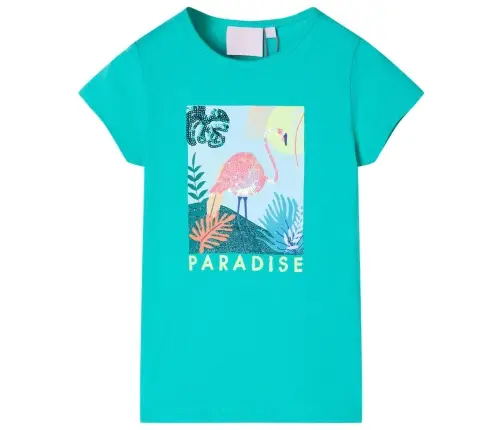 Bērnu T-Krekls, Piparmētru Krāsā, 116