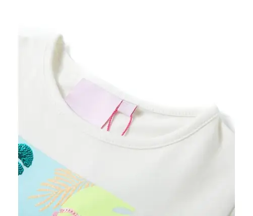 Bērnu T-Krekls, Krēmīgi Iedzeltens, 140