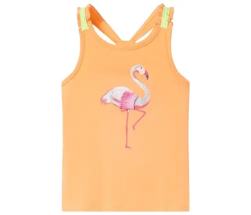 Bērnu Tops, Spilgti Oranžs, 128